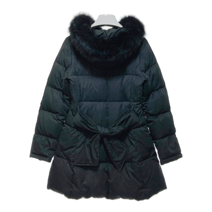 CECIL McBEE セシルマクビー ファーロングダウンジャケット ブラック sizeM 瑞穂店