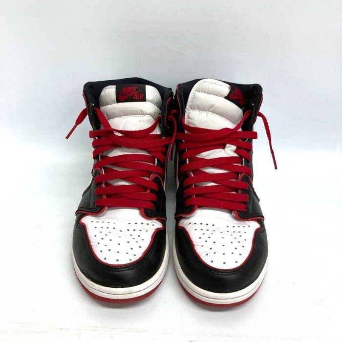 NIKE ナイキ スニーカー 555088-062 AIR JORDAN 1 RETRO HIGH OG エアジョーダン1 レトロ ハイ ブラッドライン  ブラック/レッド size27.5cm 瑞穂店