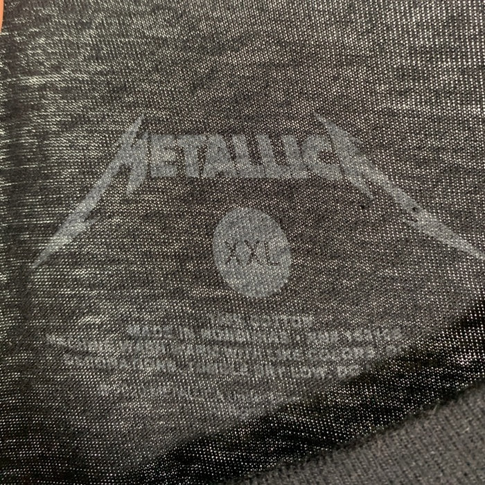 METALLICA メタリカ コットン 半袖 Tシャツ ブラック Size XXL 福生店