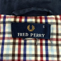 FRED PERRY フレッドペリー スウィングトップ 裏地チェック ネイビー sizeS 瑞穂店