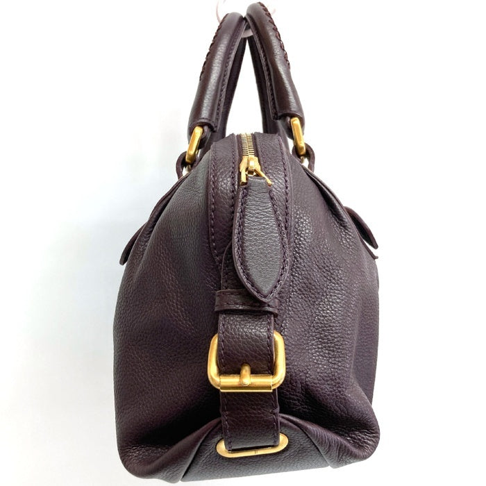 BALLY バリー レザー 2wayショルダーバッグ パープル 瑞穂店