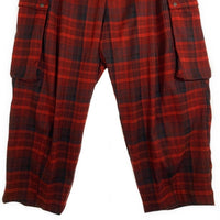 glamb グラム Check Baggy Cargo Pants チェックバギーカーゴパンツ レッド GB0324/P11 Size L 福生店