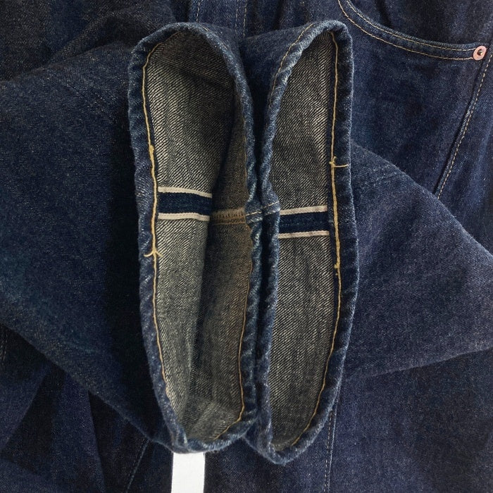 WAREHOUSE ウエアハウス シンチバック ピンク耳 セルビッジ デニムパンツ インディゴ size34 瑞穂店