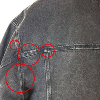 Calvin Klein Jeans カルバンクラインジーンズ ブラックデニム 4つポケット トラッカージャケット Gジャン ブラック sizeL 瑞穂店