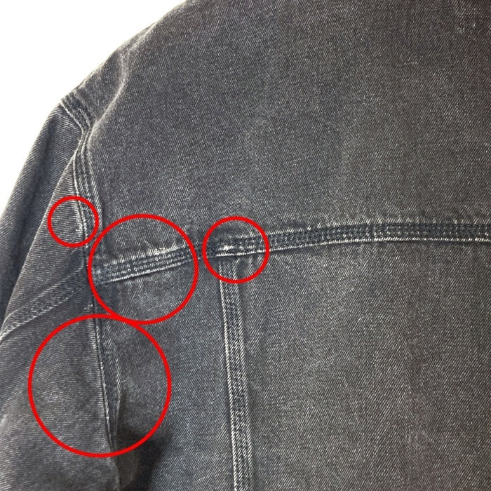 Calvin Klein Jeans カルバンクラインジーンズ ブラックデニム 4つポケット トラッカージャケット Gジャン ブラック sizeL 瑞穂店
