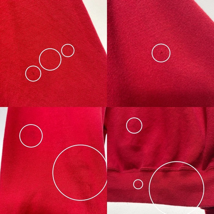 JERZEES ジャージーズ USA製 テディベア プリント スウェットトレーナー レッド sizeXL 瑞穂店