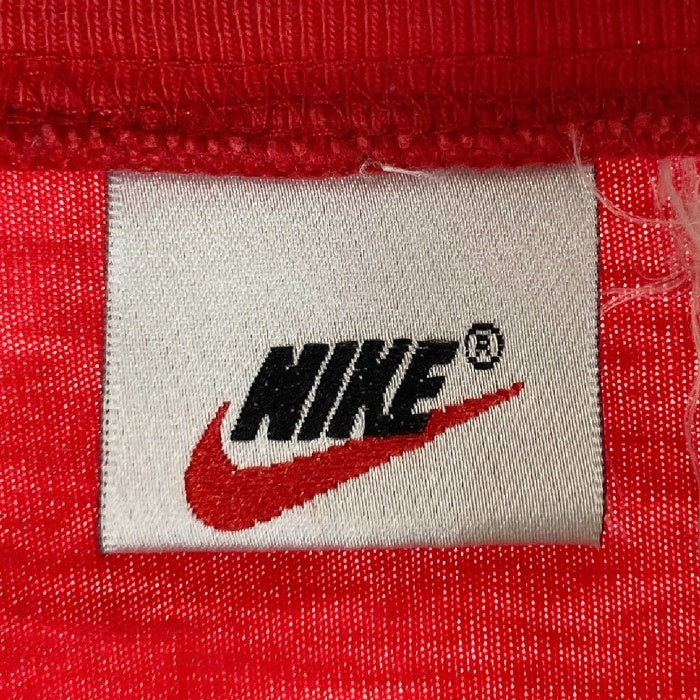 NIKE ナイキ 風車ロゴ T-Shirt 90's 風車 Tシャツ 赤 size- 瑞穂店