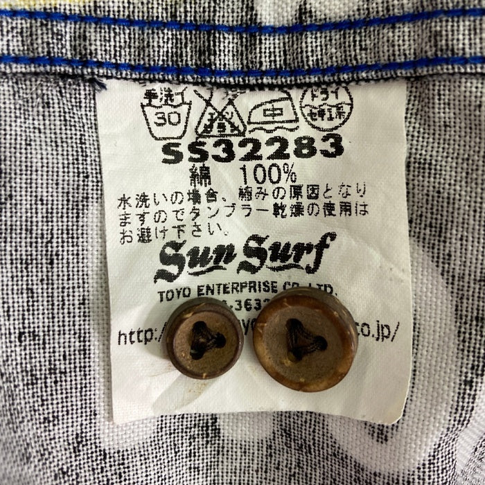 Sun Surf サンサーフ SS32283 アロハシャツ半袖  ブラック sizeM 瑞穂店