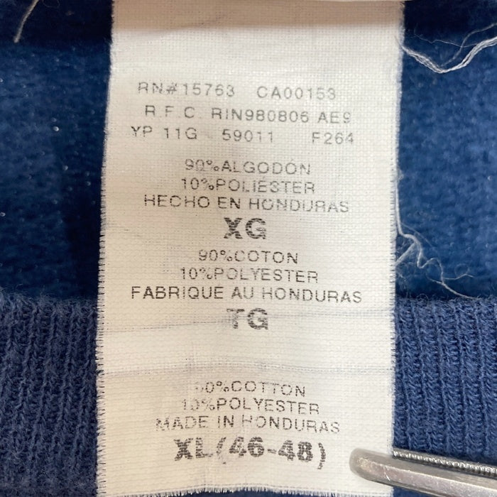 Hanes ヘインズ 00's ヘビーウェイト 企業ロゴ スウェットトレーナー ネイビー sizeXL 瑞穂店