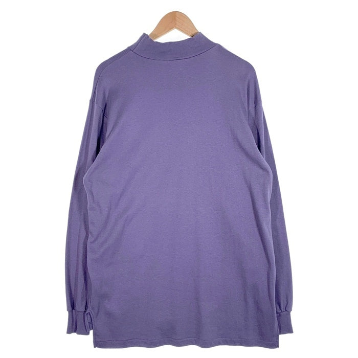 90's Champion チャンピオン モックネック ロングスリーブTシャツ パープル Size XL 福生店