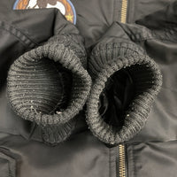 PEANUTS ピーナッツ スヌーピー フライトジャケット  MA-1 ブラック M 瑞穂店