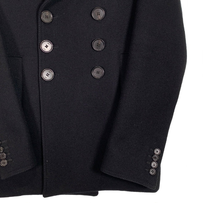 Dior HOMME ディオールオム 06AW Wool Pea Coat ウール ピーコート ブラック 6HH1048302 Size 44 福生店