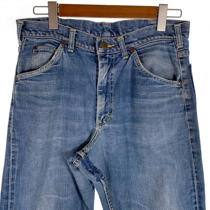 70's LEE リー 101z DENIM PANTS デニムパンツ サイド黒タグ TALONジップ ライトブルー USA製 Size W33 福生店