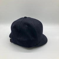 Y's×NEWERA ワイズ×ニューエラ ショートブリム ロゴ刺繍キャップ ネイビー size-※内側汚れあり 瑞穂店