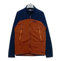 MILLET ミレー  K LIGHTGRID JACKET ライトグリッド フリースジャケット オレンジxネイビー sizeL 瑞穂店