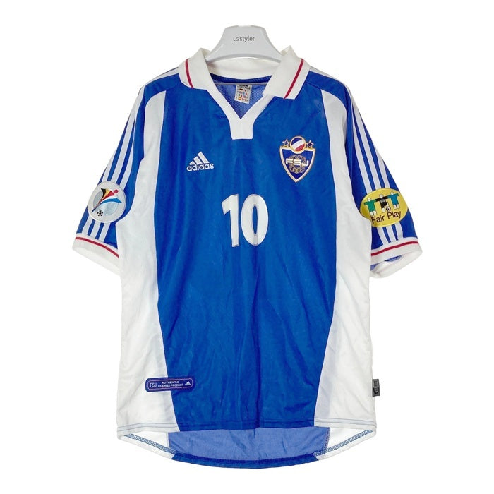 adidas アディダス ユーゴスラビア代表 No10 STOJKOVIC 半袖ユニホーム ブルー sizeM 瑞穂店