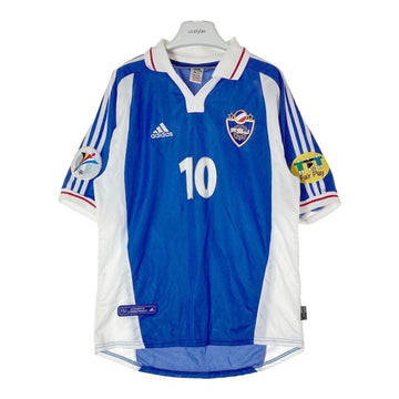 adidas アディダス ユーゴスラビア代表 No10 STOJKOVIC 半袖ユニホーム ブルー sizeM 瑞穂店