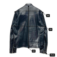 Schott ショット 70’S SINGLE RIDERS JACKET シングルライダースジャケット シープスキン ブラック 3111052 Size 2XL 瑞穂店