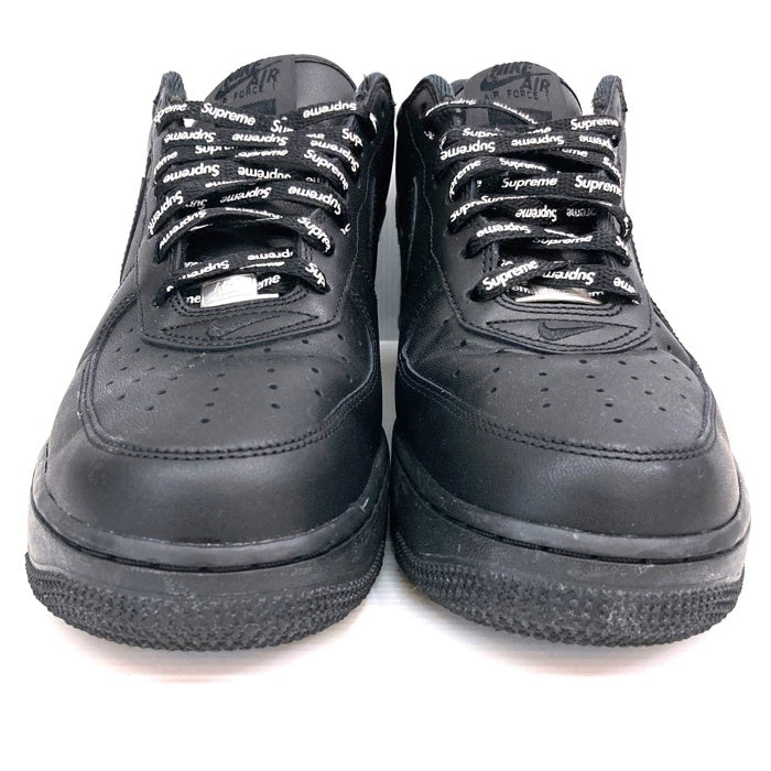NIKE ナイキ  supreme シュプリーム CU9225-001エアフォース1 スニーカー ブラック size27.5cm 瑞穂店