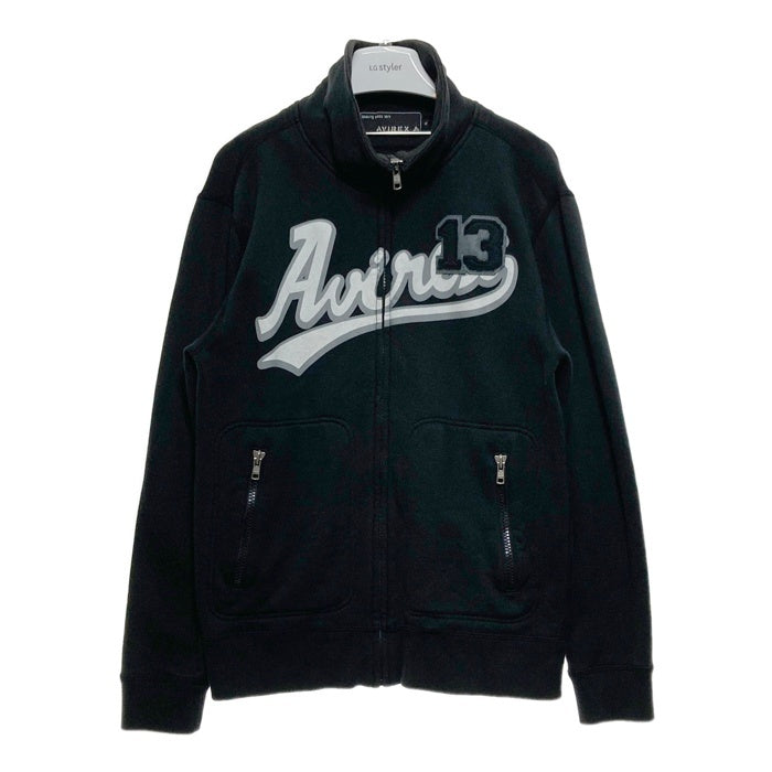 AVIREX アヴィレックス 6163234 ビッグロゴ スウェット ブルゾン ブラック sizeXL 瑞穂店