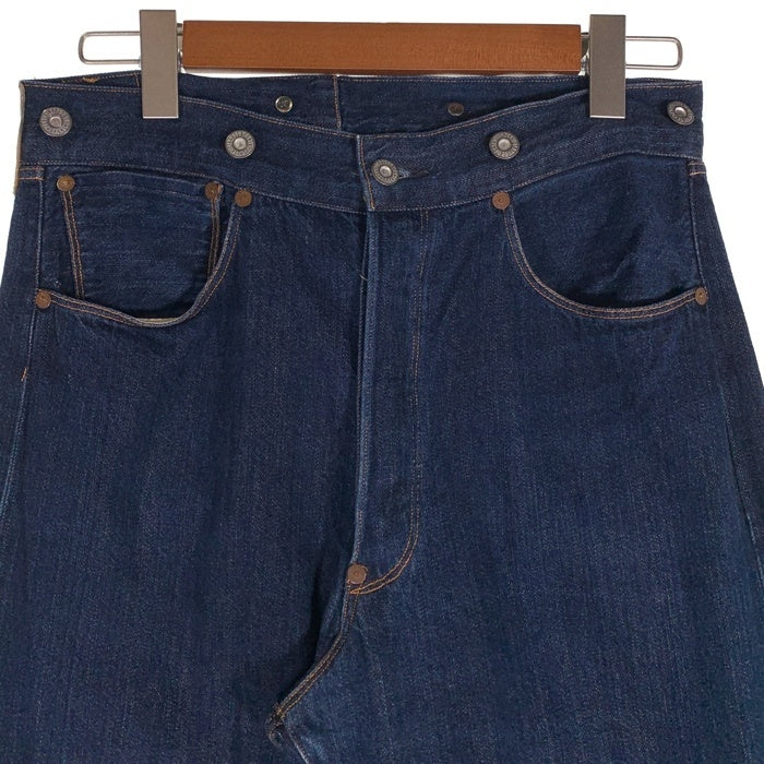 90's Levi's リーバイス 1873 XX waist overall 125周年 復刻 赤耳 ボタン裏555 デニムパンツ インディゴ 125-0024 USA製 Size W33 L36 福生店