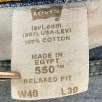 Levi's リーバイス 550 RELAXED FIT デニムパンツ ジーンズ インディゴ Size40 瑞穂店