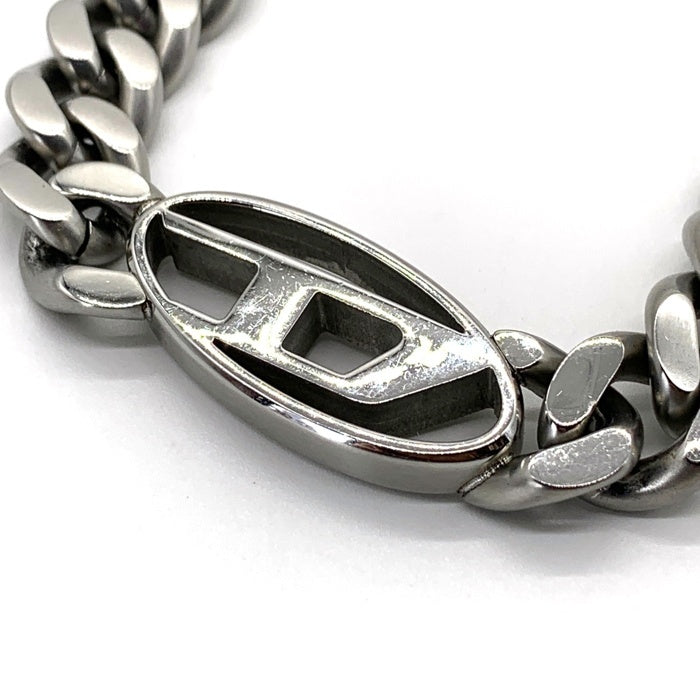 DIESEL ディーゼル Dロゴ チェーンネックレス  シルバー DX1433040 福生店