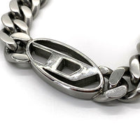 DIESEL ディーゼル Dロゴ チェーンネックレス  シルバー DX1433040 福生店