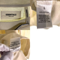 FOG ESSENTIALS エッセンシャルズ ロゴプリント 長袖 Tシャツ ロンT ホワイト Size L 福生店