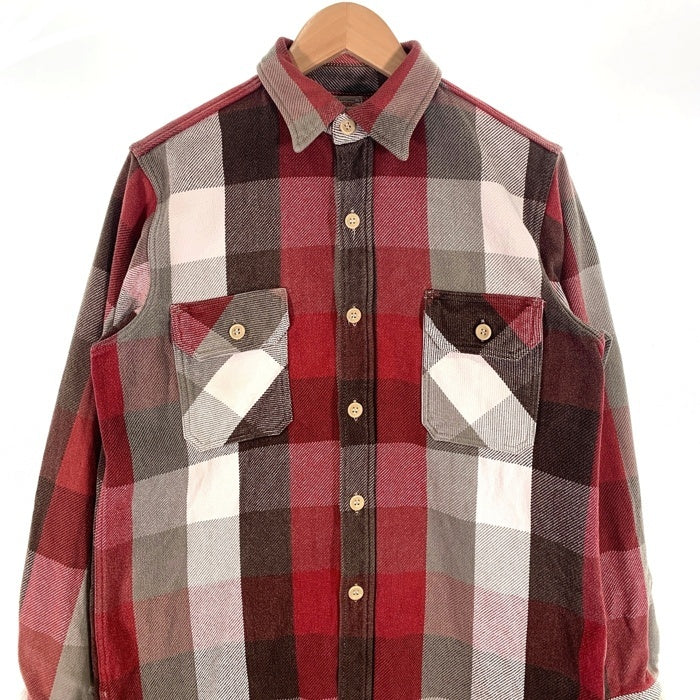 WAREHOUSE ウエアハウス フランネルチェックシャツ レッド Size M 福生店