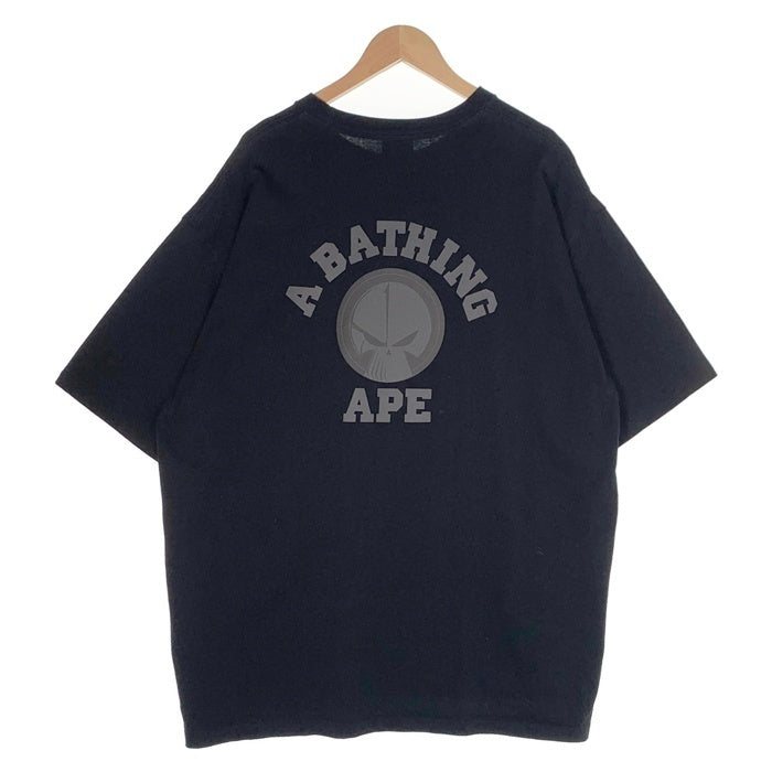 A BATHING APE アベイシングエイプ NEIGHBORHOOD ネイバーフッド プリントTシャツ ブラック 001TEJ231901C Size 3XL 福生店