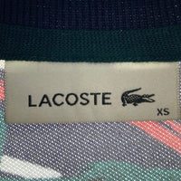 LACOSTE ラコステ ワニ×テニスボール総柄 ポロシャツ ネイビー sizeXS 瑞穂店