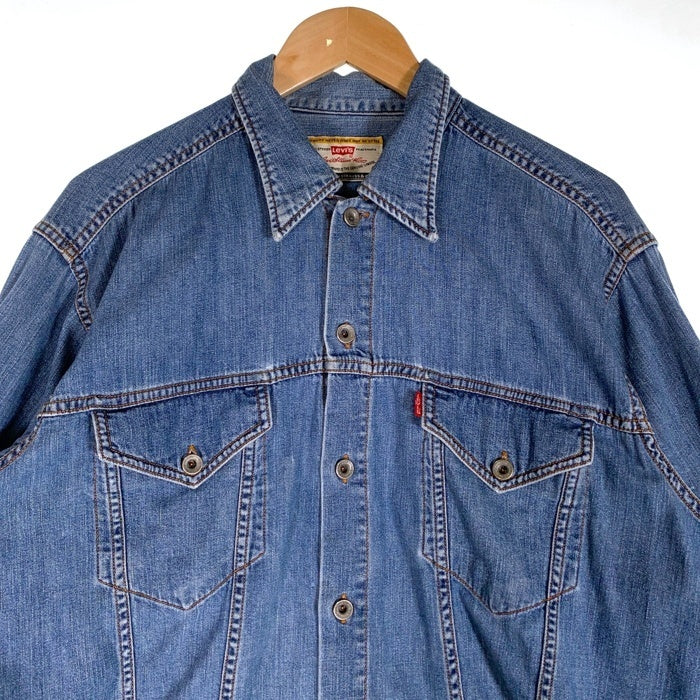 90's Levi's リーバイス 長袖 デニムシャツ ライトブルー 54771-0701 Size M 福生店