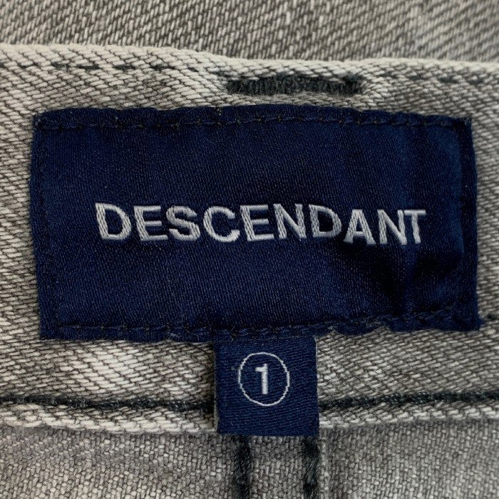 DESCENDANT ディセンダント ウォッシュ デニムパンツ ブラック Size 1 福生店