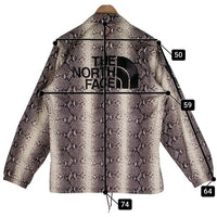 SUPREME シュプリーム 18SS THE NORTH FACE ノースフェイス Snakeskin Taped Seam Coaches Jacket スネークスキン テープドシーム コーチジャケット ブラック NP11803I Size L 福生店