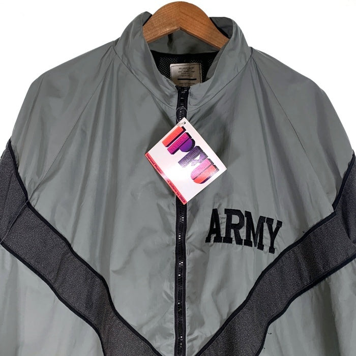 00's U.S.ARMY 米軍 DSCP IPFU JACKET ナイロン トレーニング ジャケット グレー 8415-01-465-4828 04年会計 Size XXL-S 福生店