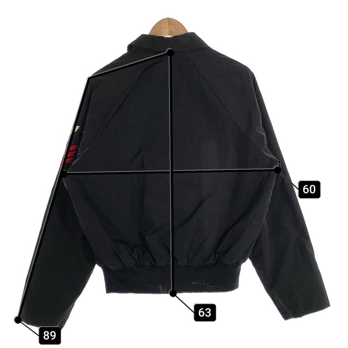 90's U.S.NAVY 米海軍 UTILITY JACKET ユーティリティジャケット ジップアップ ブラック 8415-01-425-0668 94年会計 Size M-XS 福生店