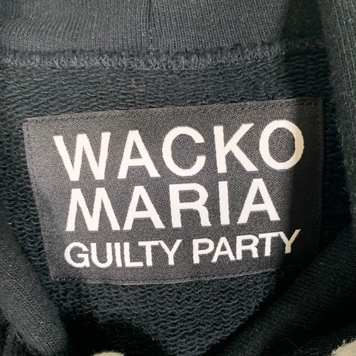 WACKO MARIA ワコマリア HEAVY WEIGHT HOODED SWEAT SHIRT ヘビーウェイト フーディー パーカー プルオーバー ブラック Size L 福生店
