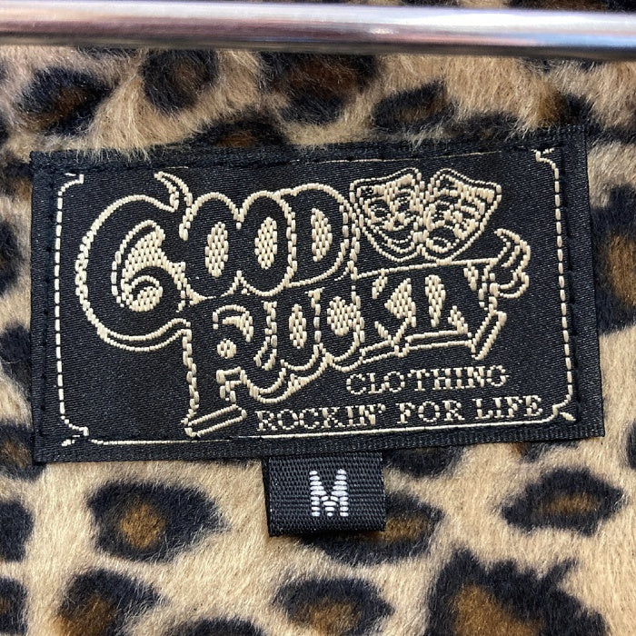 GOOD ROCKIN' グッドロッキン GRJ222 Melton Car Coat メルトン ファラオ カーコート レオパード ブラック sizeM 瑞穂店