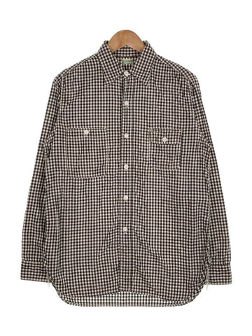 Everwear ギンガムチェック ワークシャツ MASTERPIECE マスターピース ブラック ホワイト Size M 福生店