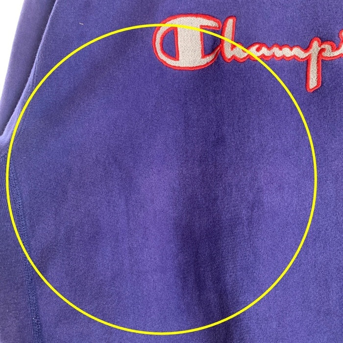 90's Champion チャンピオン REVERSE WEAVE リバースウィーブ クルーネック スウェット パープル USA製 Size X-LARGE 福生店