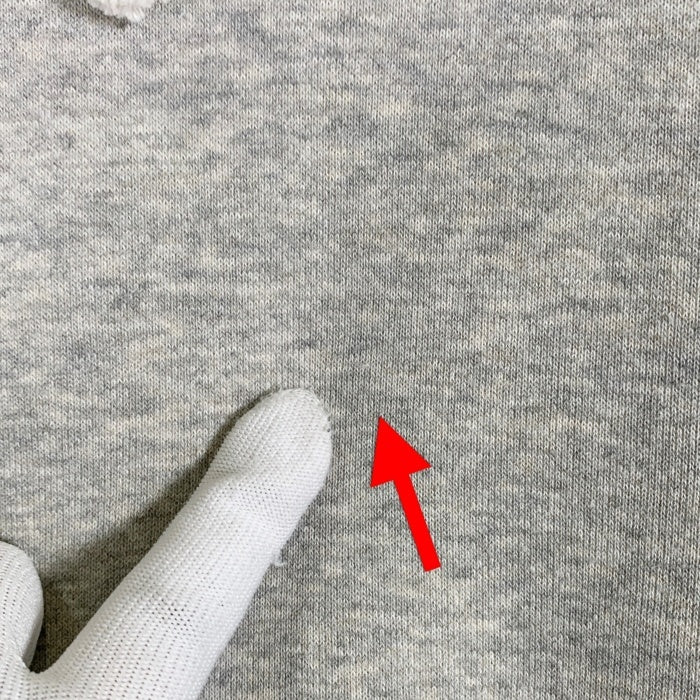 STANDARD CALIFORNIA スタンダードカリフォルニア SD Logo After Hood Sweat ダブルフェイス 後付けフード プルオーバースウェットパーカー グレー Size L 福生店