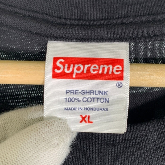 SUPREME シュプリーム 24AW THRASHER Cross Tee スラッシャー クロス プリントTシャツ ブラック Size XL 福生店