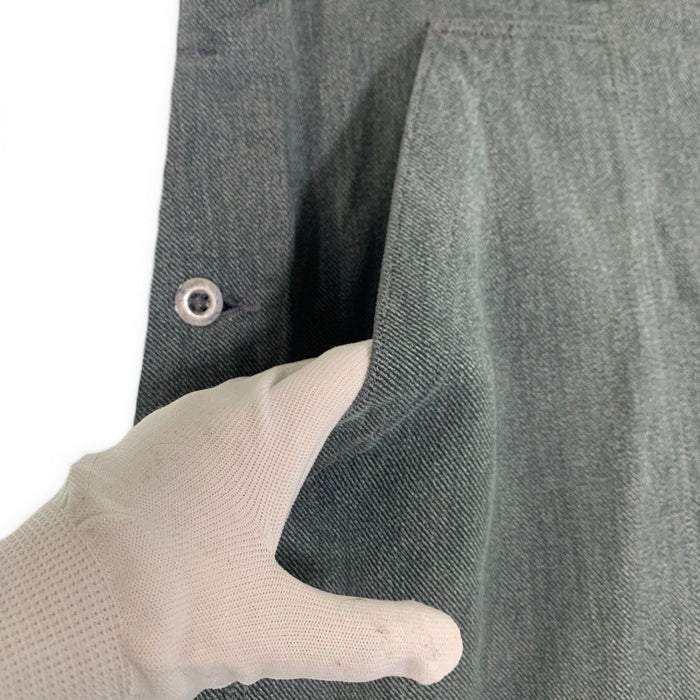 50`s 60`s スイス軍 実物 前期 Denim Work Pants デニム ワーク パンツ グレー Size 80 福生店
