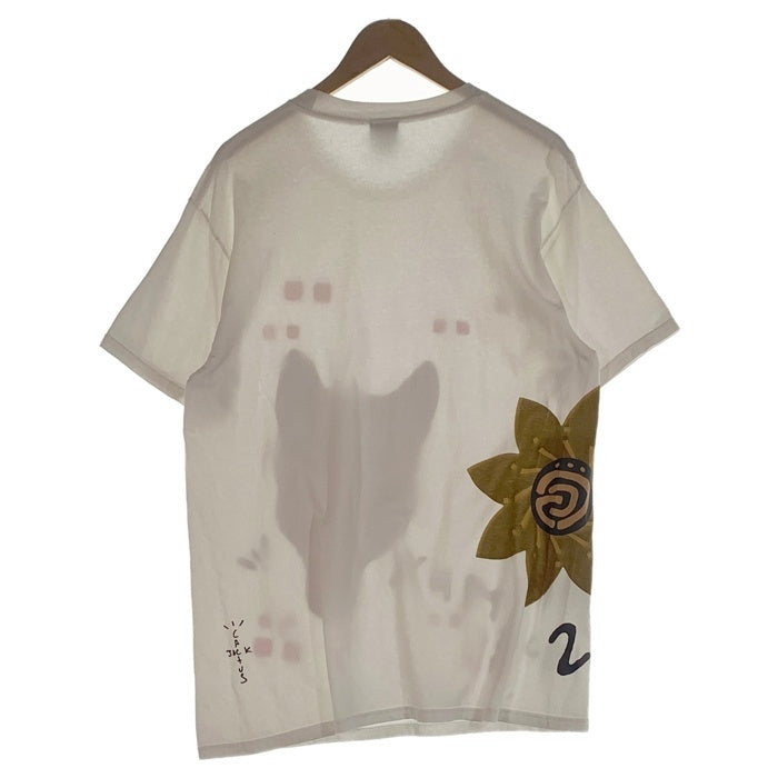 Travis Scott トラヴィススコット Cactus Jack カクタスジャック WOLF TEE 半袖 プリント Tシャツ ホワイト USA製 Size M 福生店