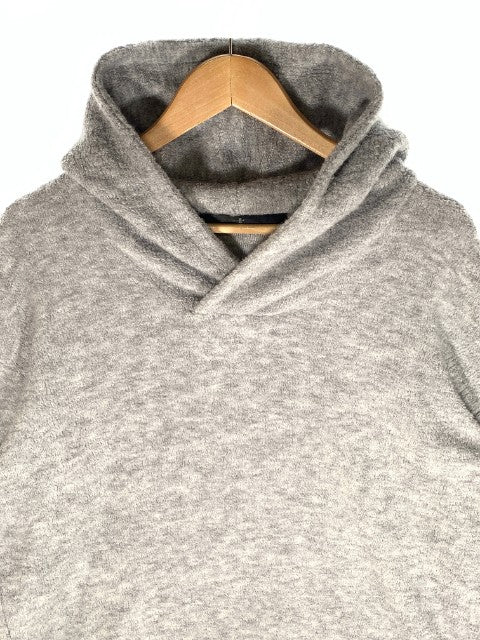 NO ID. ノーアイディー 20AW ビキューレラムパイルフェイクレイヤードBIGプルオーバーパーカ グレー Size F 福生店