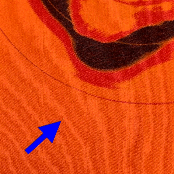 GENTLEFULLNESS ジェントルフルネス プリント ロングスリーブTシャツ オレンジ Size XL 福生店