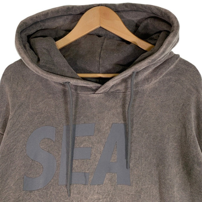 WIND AND SEA ウィンダンシー SULFER HOODIE サルファーフーディー プルオーバースウェットパーカー グレー WDS-O-SIG-24-Q1-CS-01 Size XL 福生店