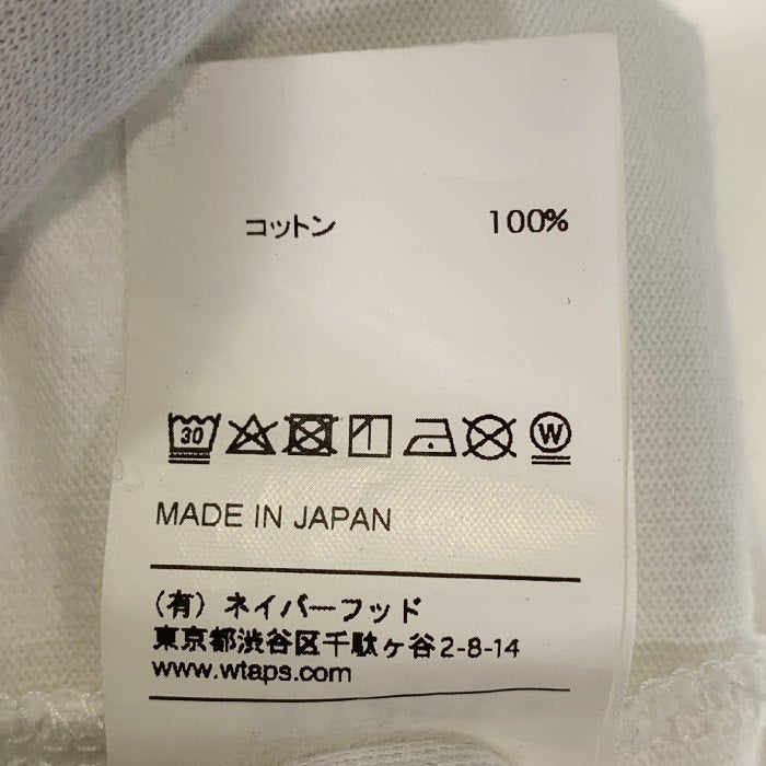 WTAPS ダブルタップス 19SS MIN-NANO ミンナノ FLAVA DESIGN SS 02 TEE 刺繡 Tシャツ ホワイト Size 03 福生店