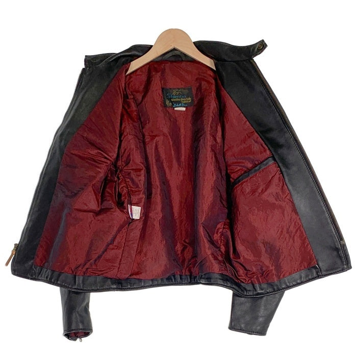 Schott ショット 641XX 復刻 レザー シングルライダースジャケット ブラック サボテンタグ復刻 USA製 Size 42 福生店